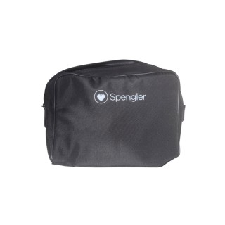 Trousse grand modèle nylon noir avec logo blanc Spengler