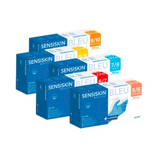 Gant d'examen en nitrile sans poudre SENSISKIN 240 mm